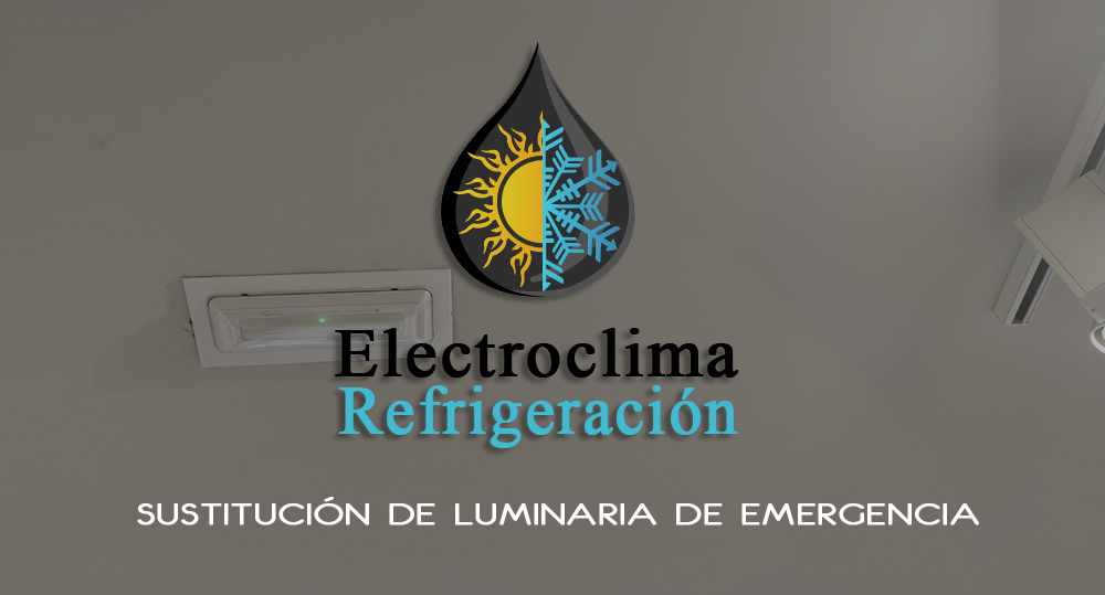 Sustitución de Luminaria de Emergencia en la tienda Encuentro Moda de Badajoz